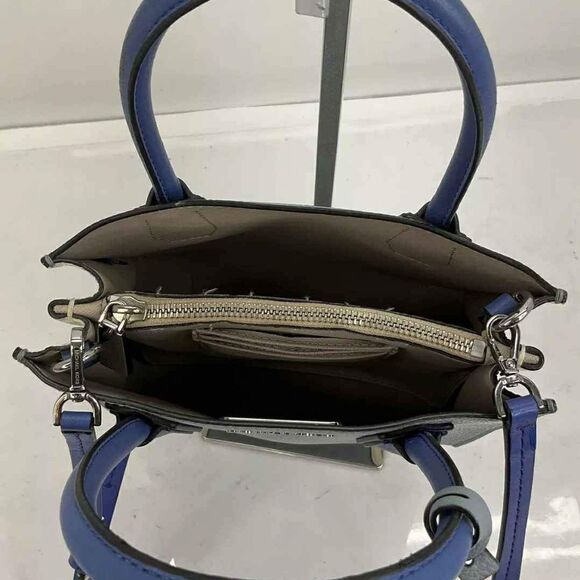 MICHAEL Kors MK Designer Studio Mercer Blue White Crossbody Bag Purse Handbag - Picture 9 of 9